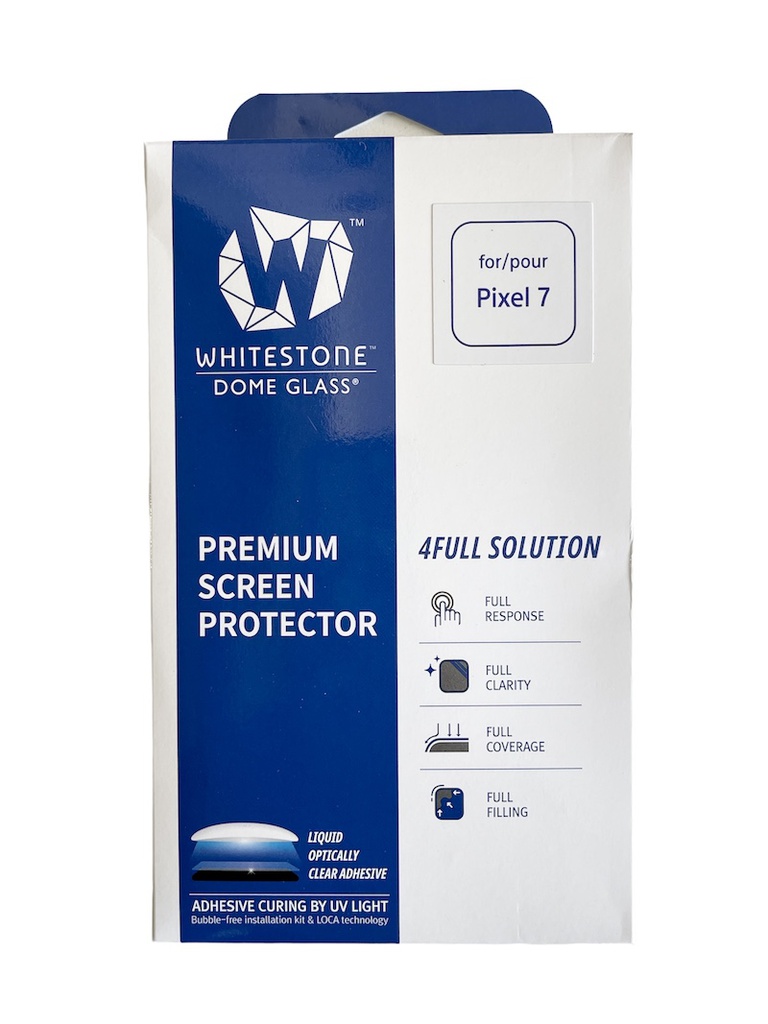 Korean Whitestone UV Dome Glass for Google Pixel inch) Screen  Protector with UV Light [1 Pack Glass]