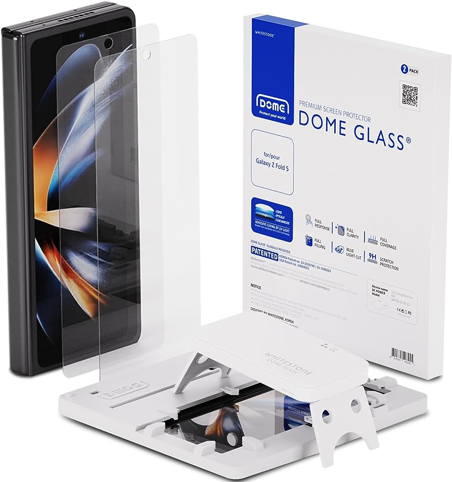 samsung galaxy z fold 3 whitestone dome silk screen protector